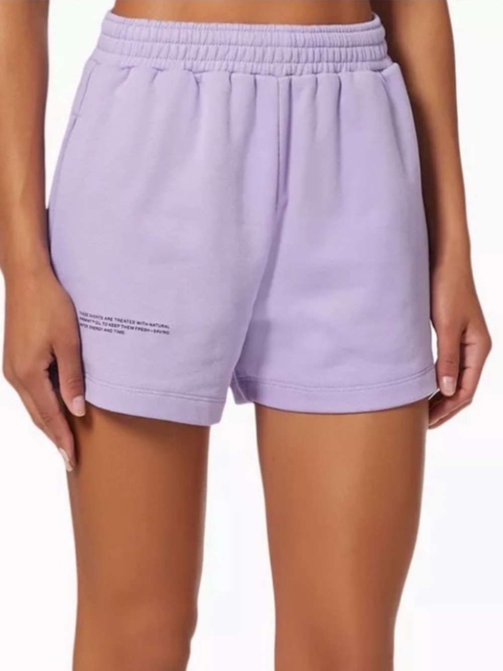 Pangaia Cotton Purple Orchid Elastic Waist Shorts L Limited Edition